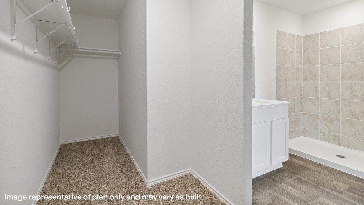 Estero Floorplan Closet Gallery Image - Leonard Crossing in Leonard, TX