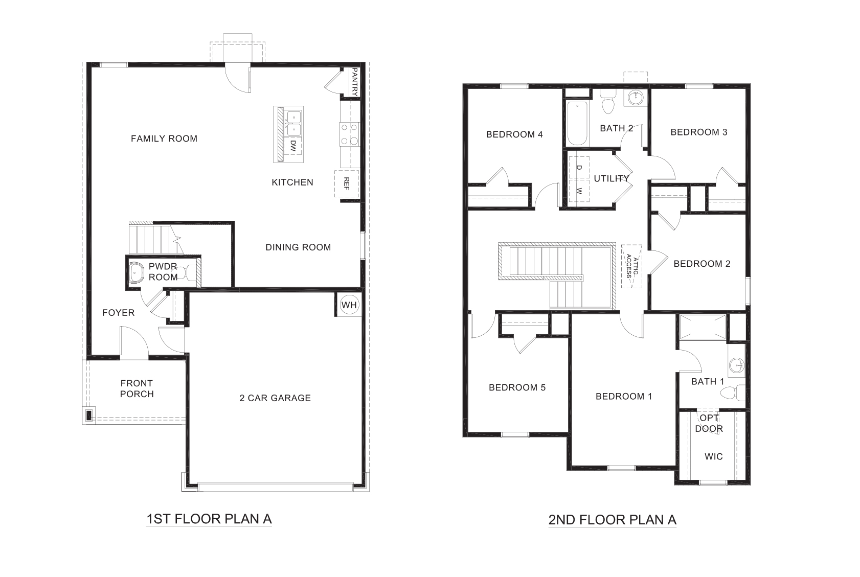 Franklin Floorplan Rendering - Leonard Crossing in Leonard, TX