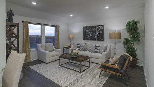 X40D Denton floorplan Living area gallery image