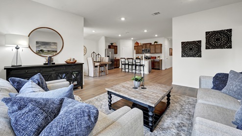 X40I Texas Cali living into kitchen open area - gallery image