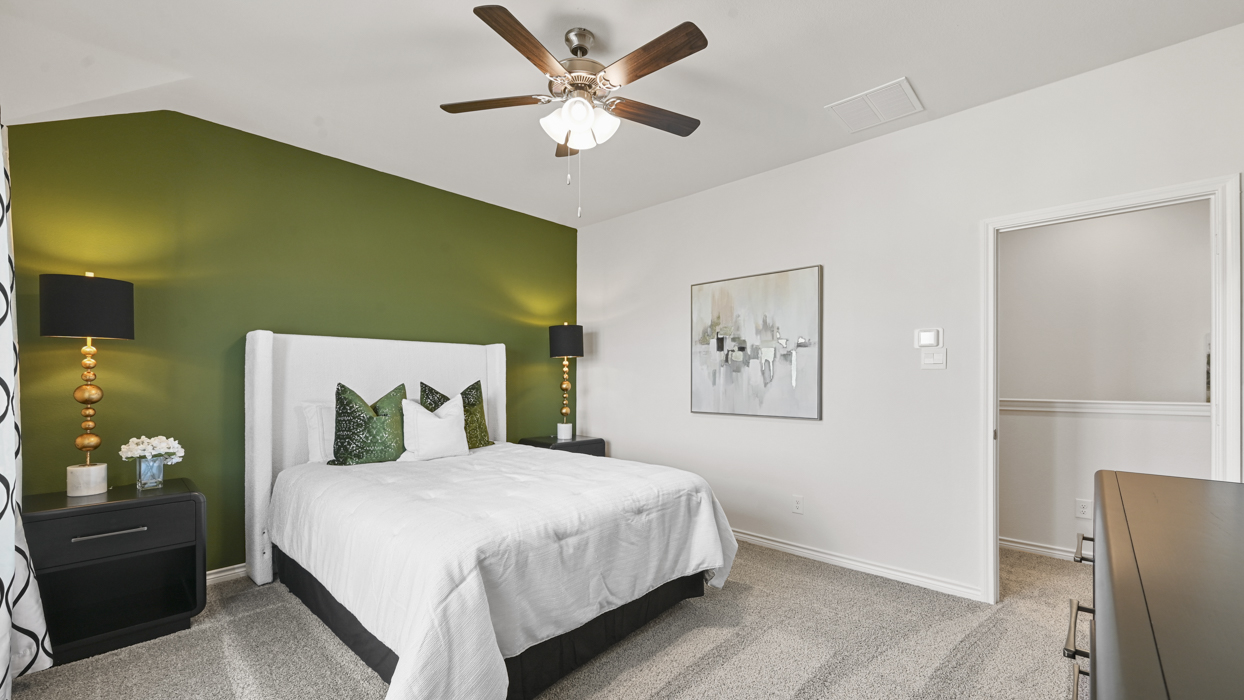 1547 Gale Elevation Bedroom Gallery Image-The Vlgs of Hurricane Creek in Anna, TX