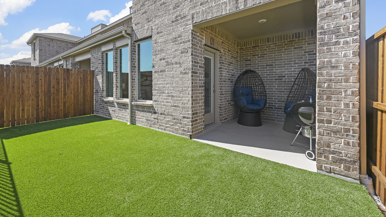 1964 Ophelia Floorplan Backyard Gallery Image-The Villages of Hurricane Creek in Anna, TX