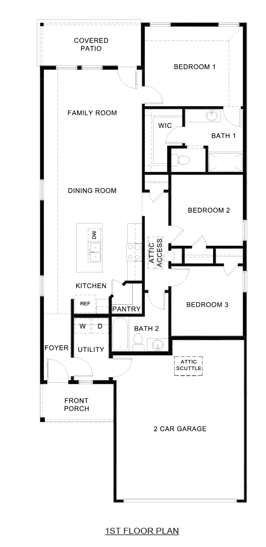 Amber Floorplan cottonwood in dorchester, Tx
