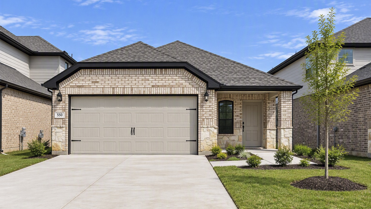 Caroline Floorplan Exterior Gallery Image Elevation F-Cottonwood in Dorchester, Tx