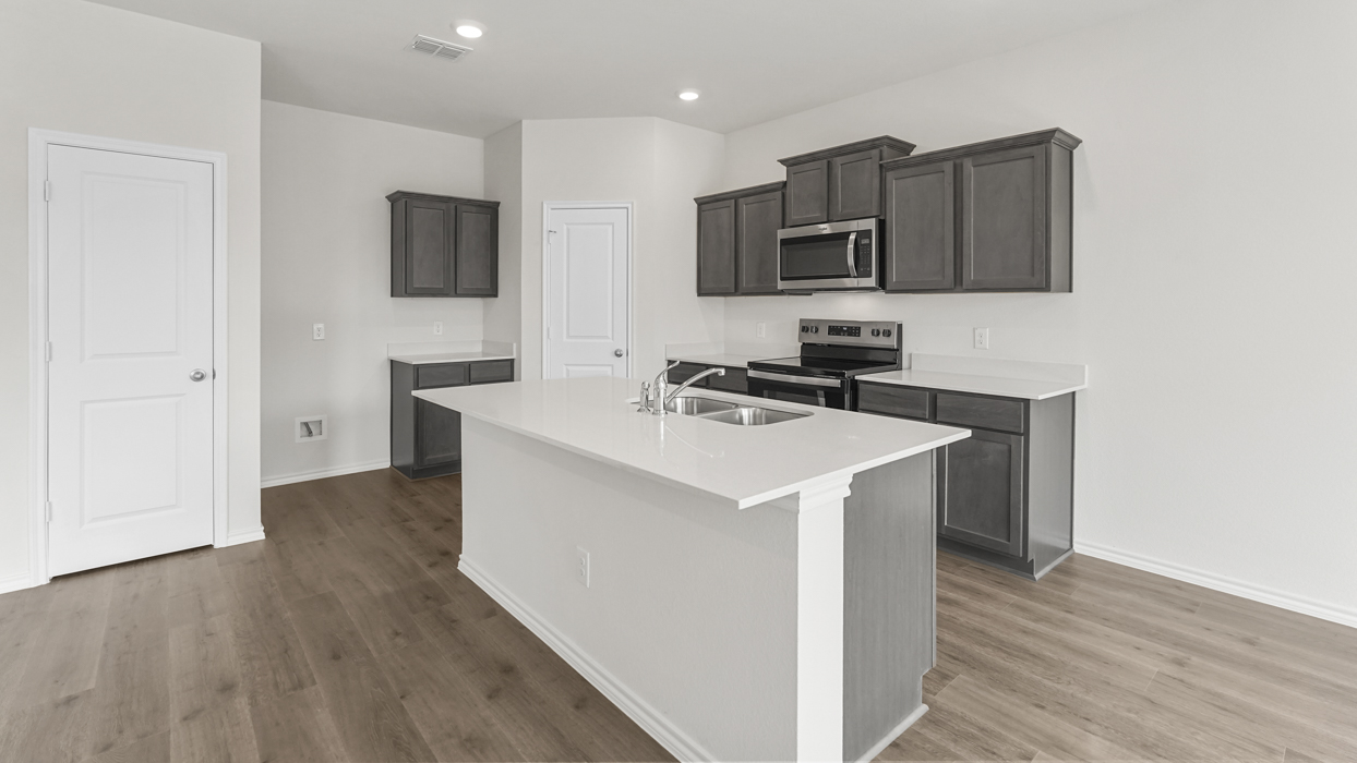 Grace Floorplan Elevation F Kitchen Gallery Image - Cottonwood in Dorchester, TX