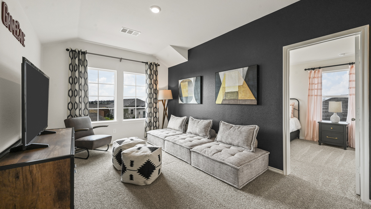 Hanna floorplan Gameroom Gallery Image-Cottonwood in Dorchester, Tx