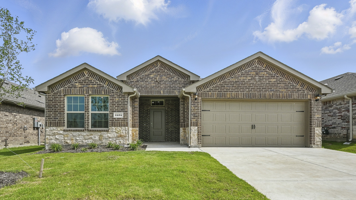 Denton Floorplan Elevation F Gallery Image-Cottonwood in Dorchester, Tx