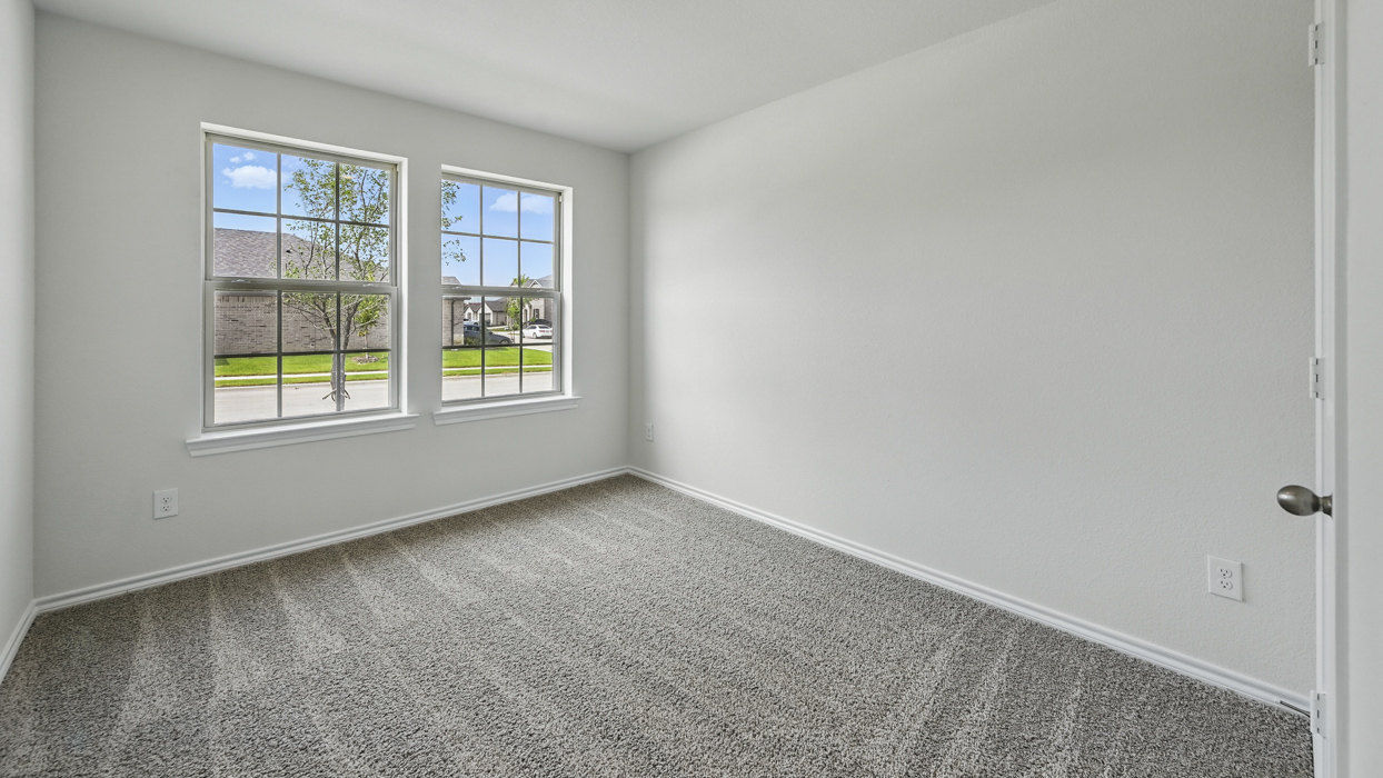 Denton Floorplan Elevation E Bedroom Gallery Image - Cottonwood in Dorchester, TX