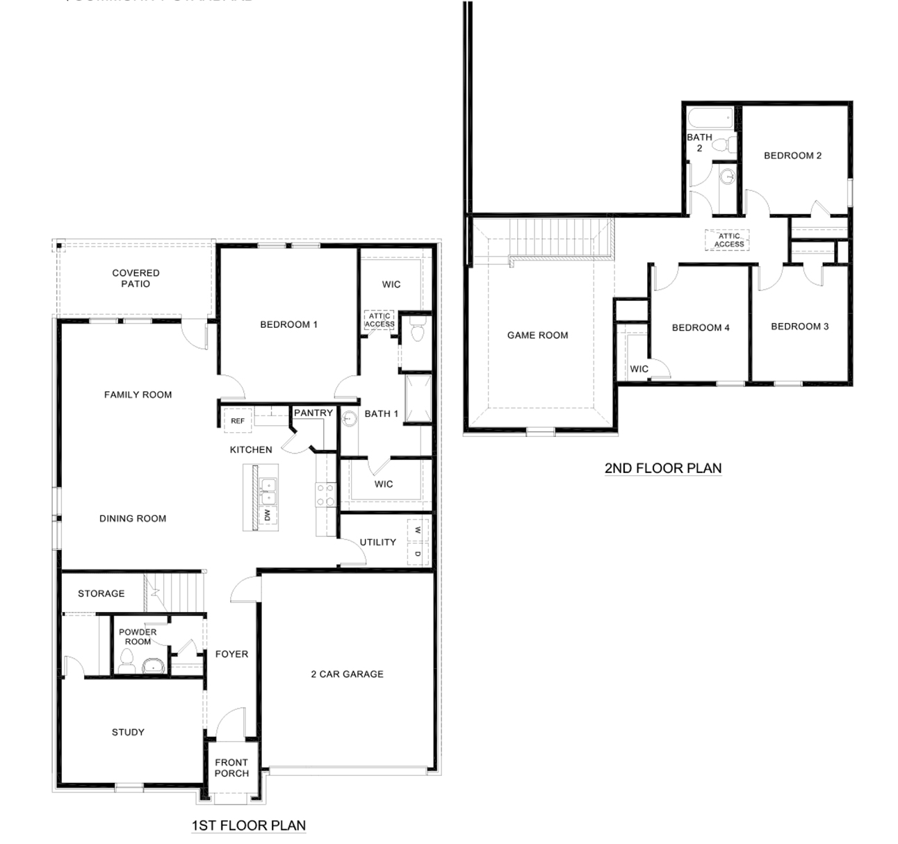 Perry Floorplan Cottonwood in Dorchester TX