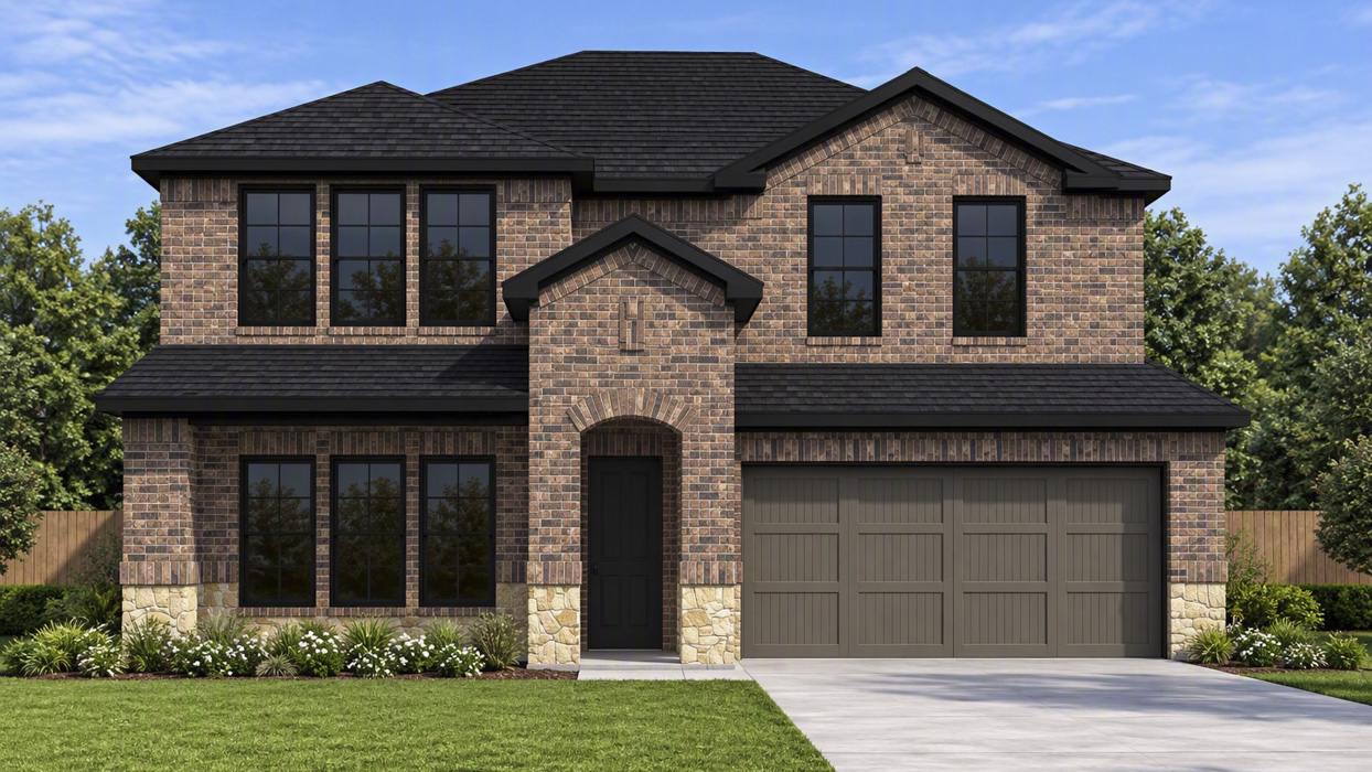 Perry Floorplan Exterior Gallery Image Cottonwood in Dorchester, Tx