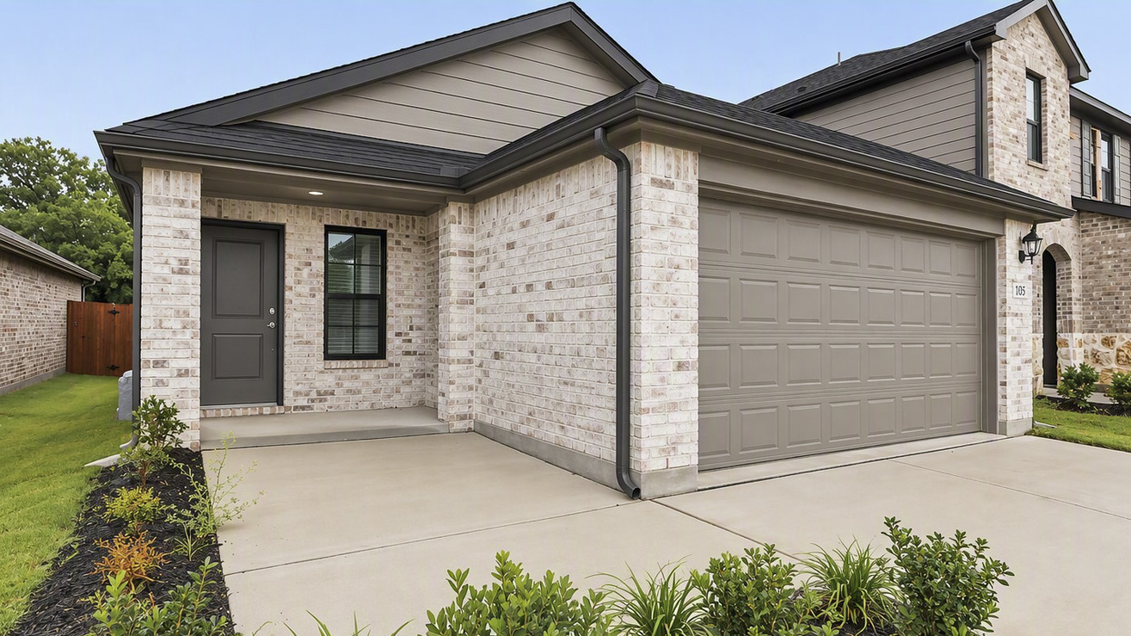Amber Floorplan Elevation A Exterior Gallery Image - Crossmill in Princeton, TX