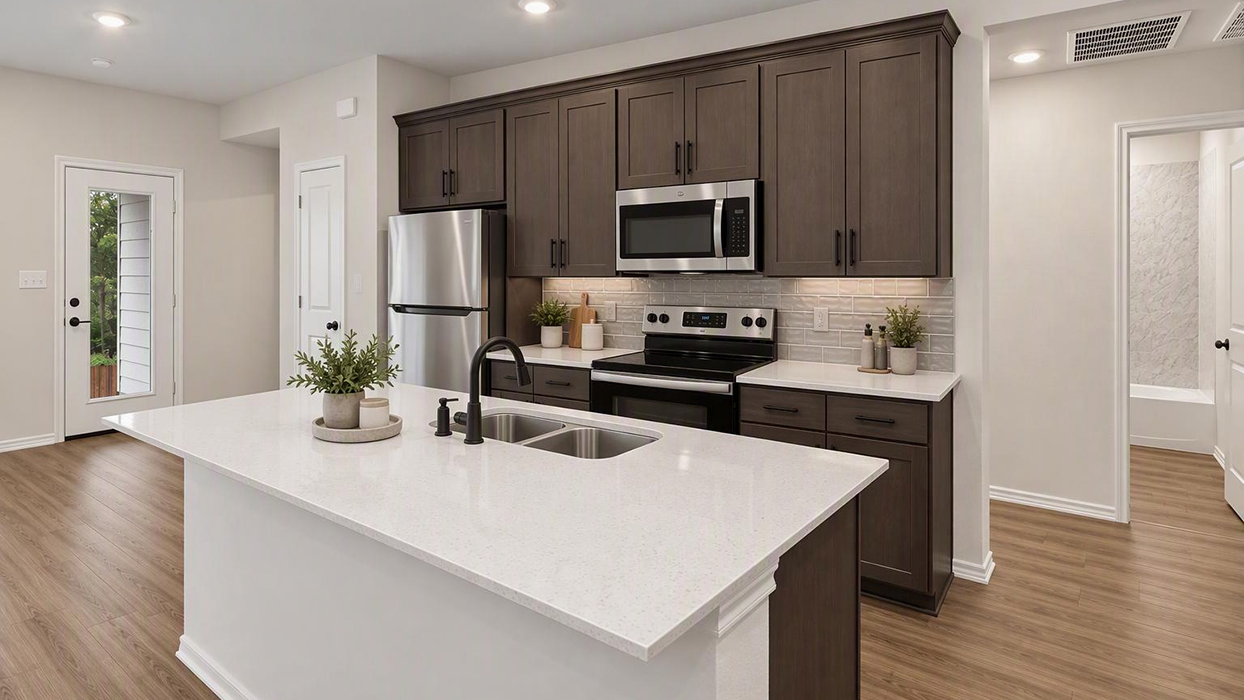 Brooke Floorplan Kitchen Gallery Image - Crossmill in Princeton, TX