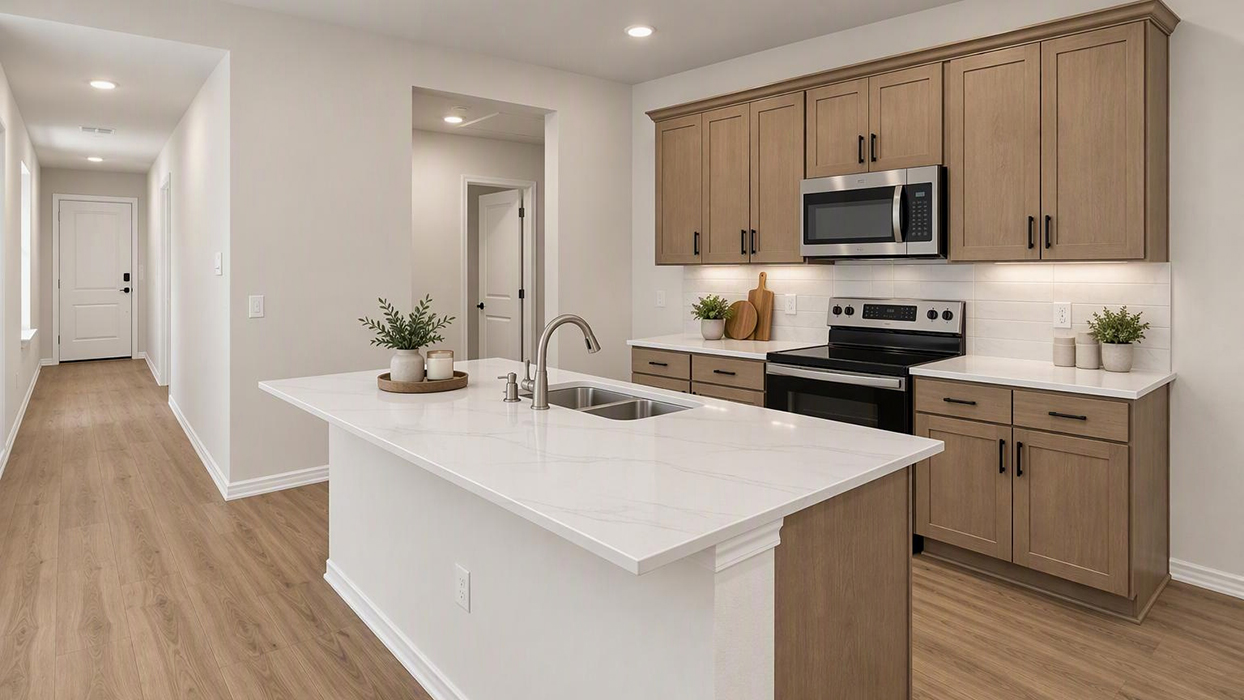 Caroline Floorplan Kitchen Gallery Image - Crossmill in Princeton, TX