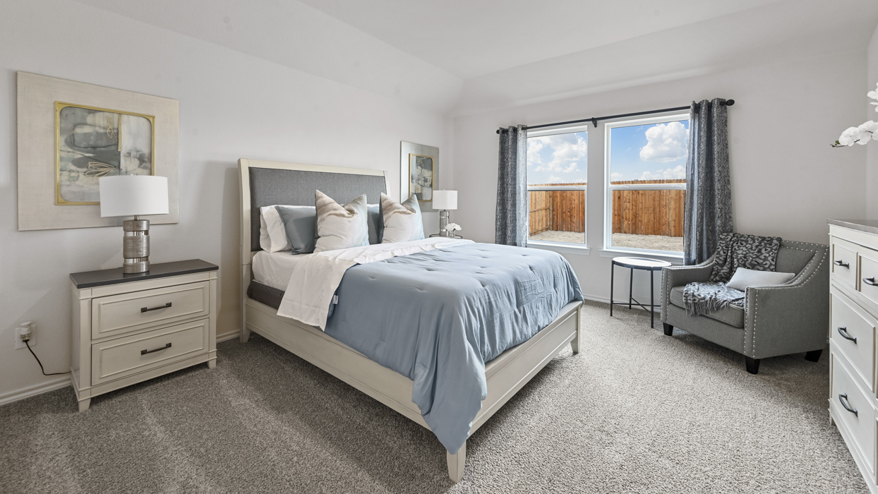 Caroline Floorplan Bedroom Gallery Image - Crossmill in Princeton, TX