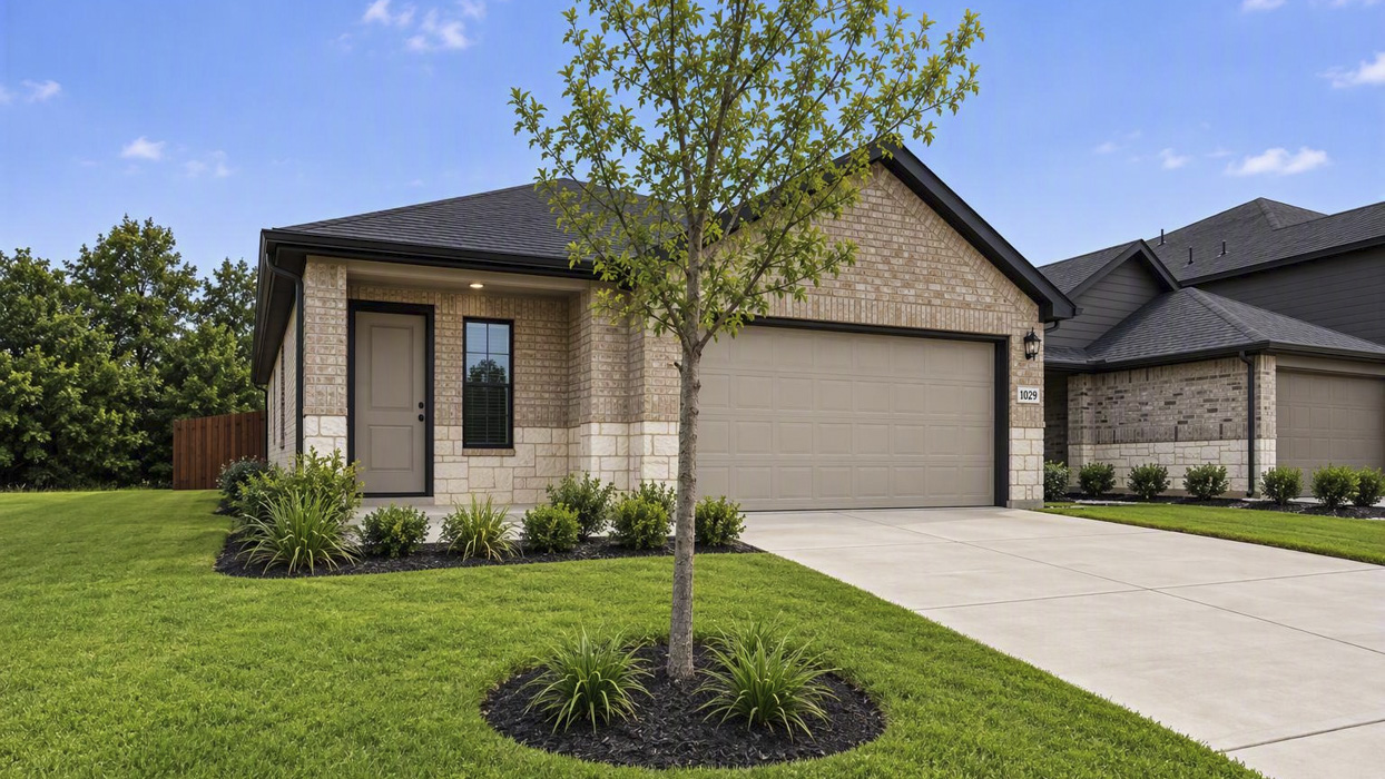 Caroline Floorplan Elevation B Gallery Image-Crossmill in Princeton, Tx