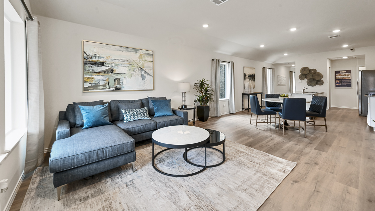 Caroline Floorplan Living Gallery Image-Crossmill in Princeton, Tx