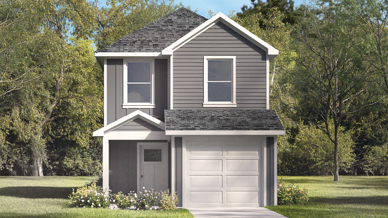 Robin Floorplan Elevation A Exterior Rendering - Arbor Trails North in Princeton, TX