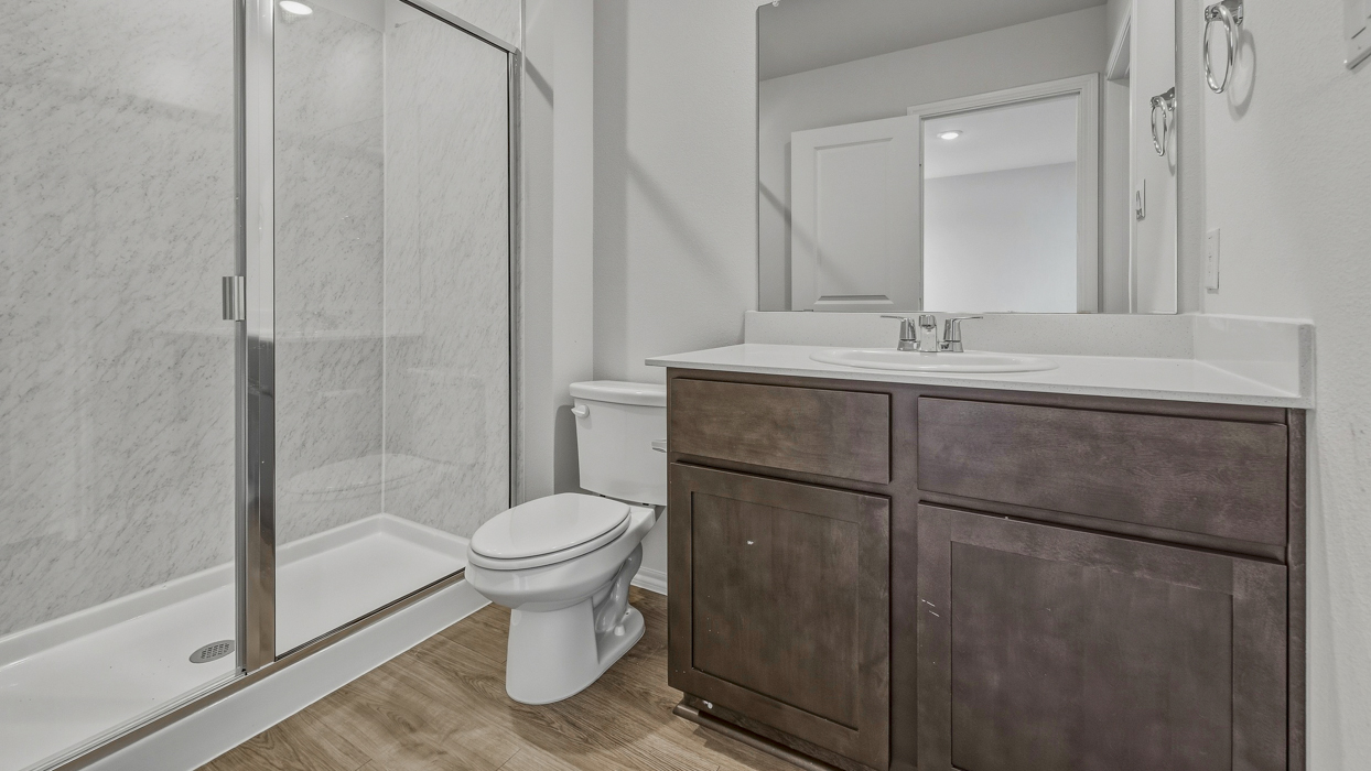 Robin Floorplan Elevation A Bathroom Gallery Image - Arbor Trails North in Princeton, TX