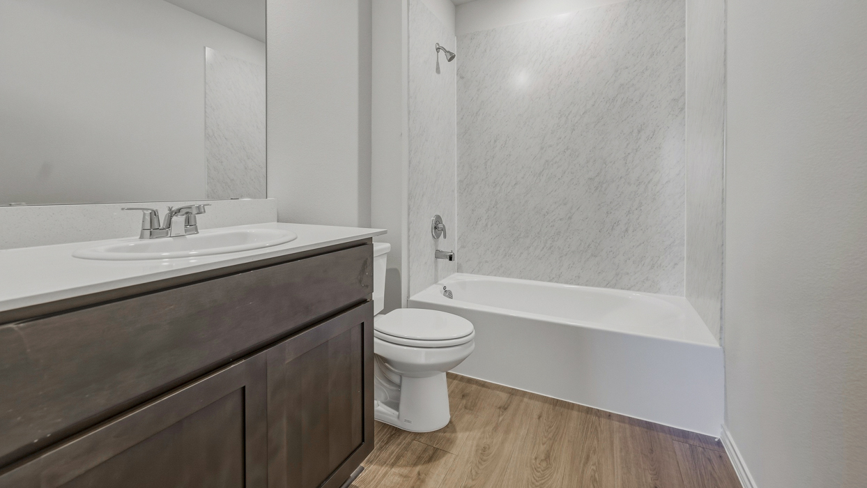 Robin Floorplan Elevation A Bathroom Gallery Image - Arbor Trails North in Princeton, TX