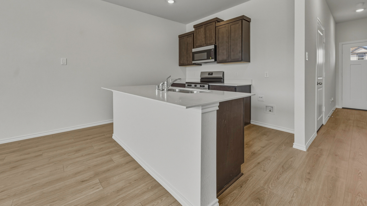Robin Floorplan Elevation A Kitchen Gallery Image - Arbor Trails North in Princeton, TX