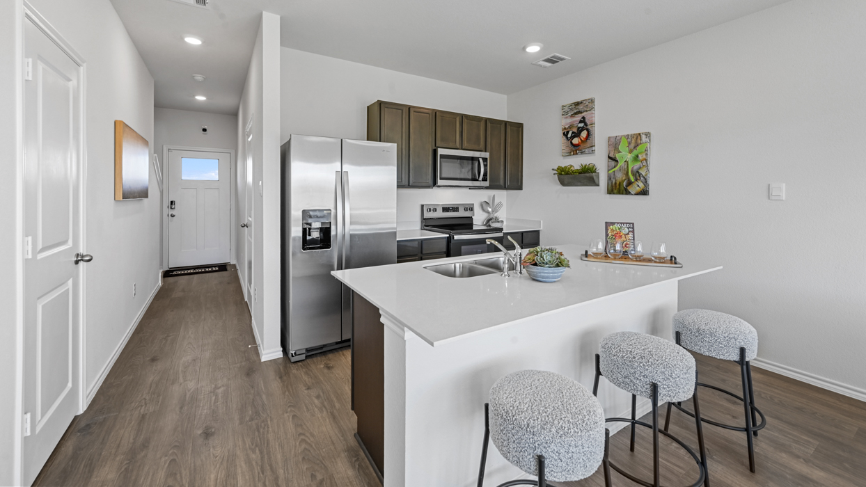 Robin Floorplan Elevation A Kitchen Gallery Image - Arbor Trails North in Princeton, TX