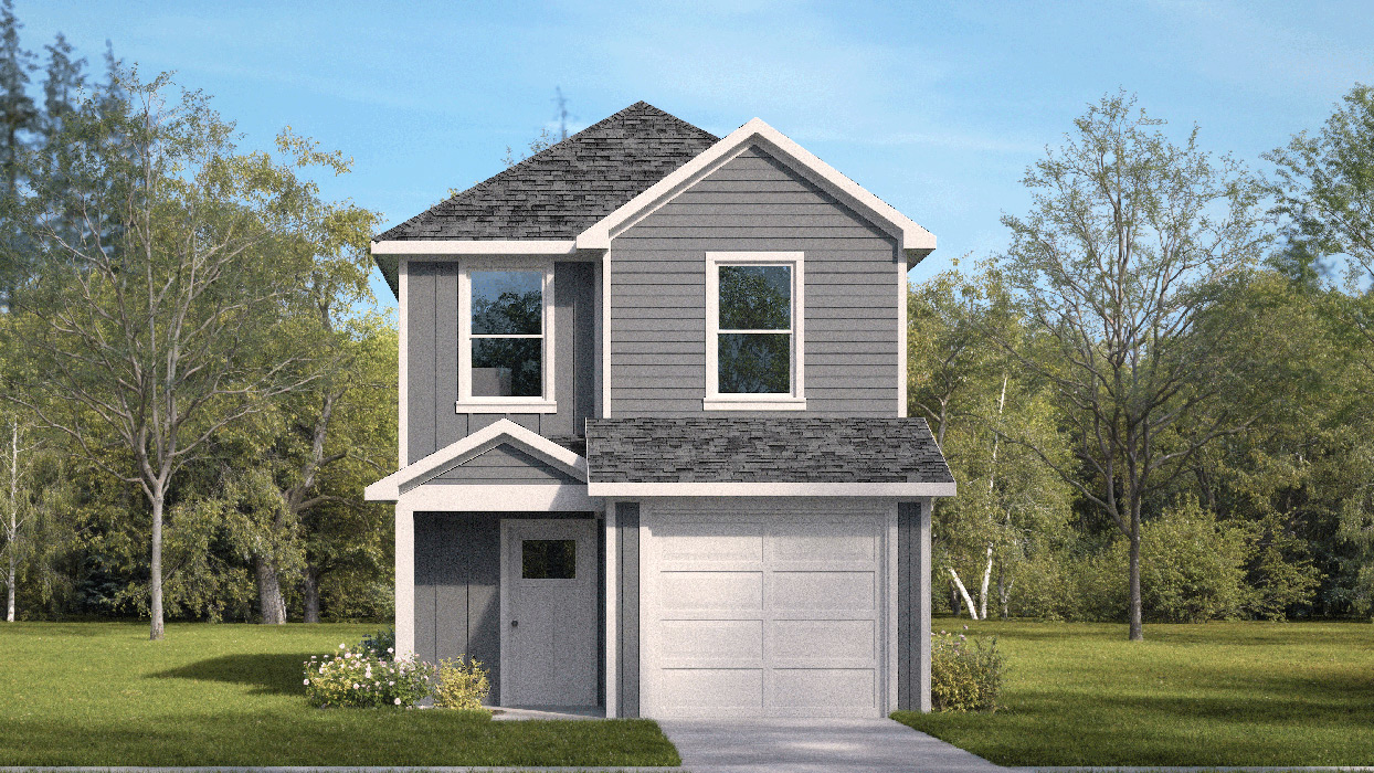 V19A Robin floorplan elevation A rendering - Arbor Trails in Princeton - Collin Country TX