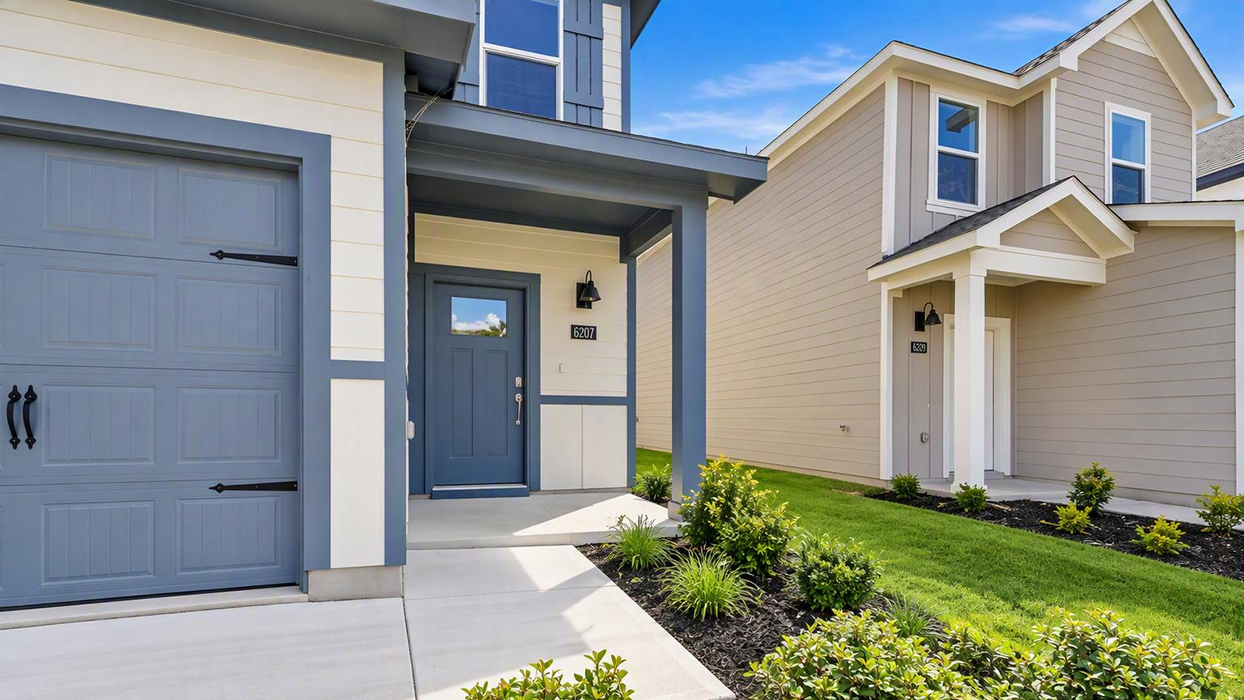 Linnet Floorplan Elevation B Exterior Rendering - Arbor Trails North in Princeton, TX