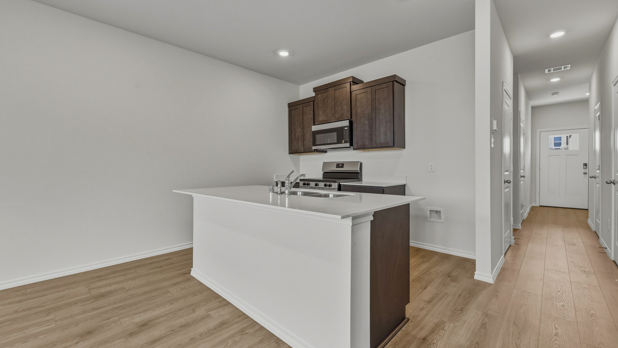 Linnet Floorplan Elevation A Kitchen Gallery Image - Arbor Trails North in Princeton, TX