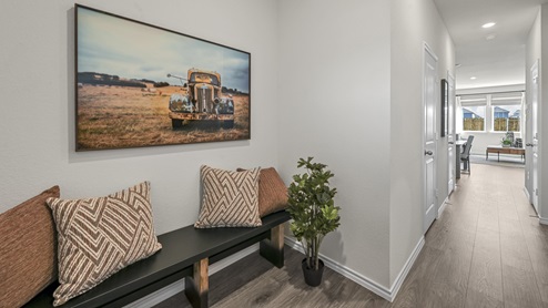 V19B Linnet floorplan elevation A Entry Gallery Image - Arbor Trails in Princeton - Collin County TX