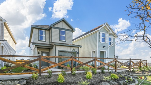 V19B Linnet floorplan elevation A Exterior Gallery Image - Arbor Trails in Princeton - Collin County TX