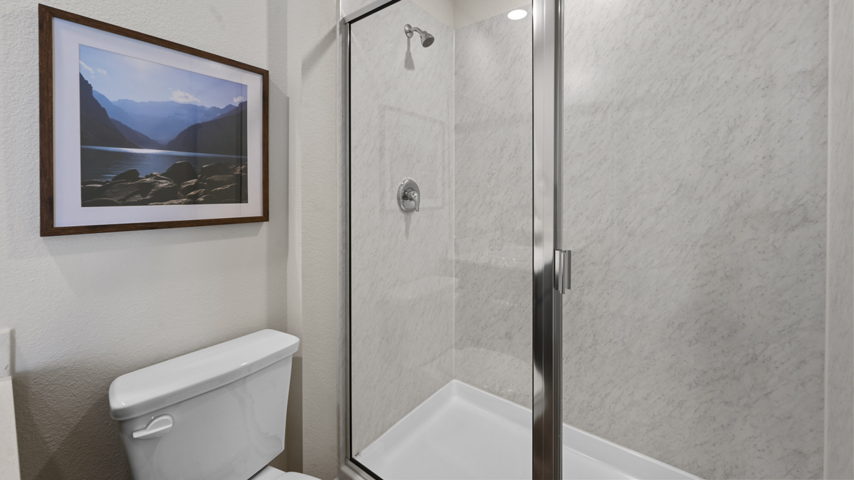 V19C Altaria floorplan elevation B Bathroom Gallery Image - Arbor Trails in Princeton - Collin County TX