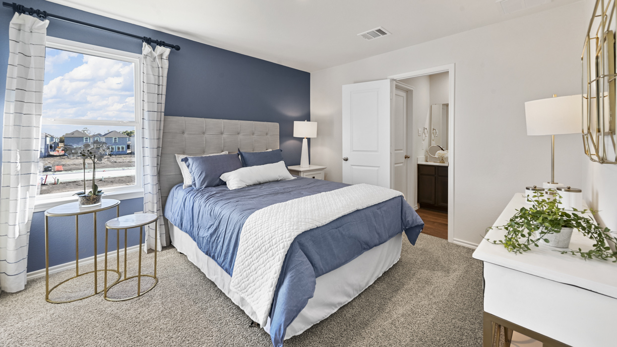 V19C Altaria floorplan elevation B Bedroom Gallery Image - Arbor Trails in Princeton - Collin County TX