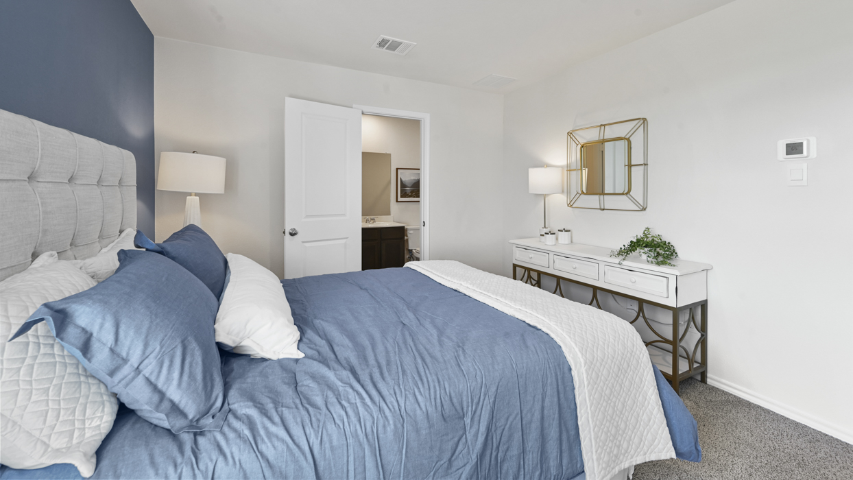 V19C Altaria floorplan elevation B Bedroom Gallery Image - Arbor Trails in Princeton - Collin County TX