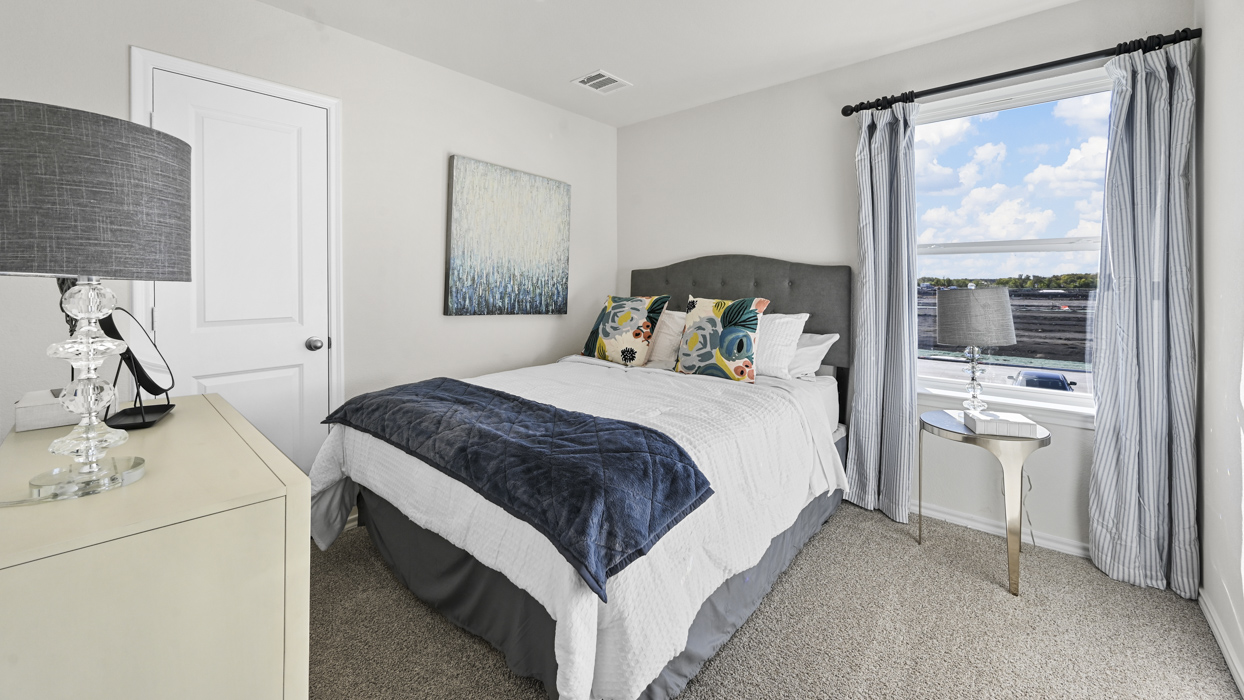 V19C Altaria floorplan elevation B Bedroom Gallery Image - Arbor Trails in Princeton - Collin County TX