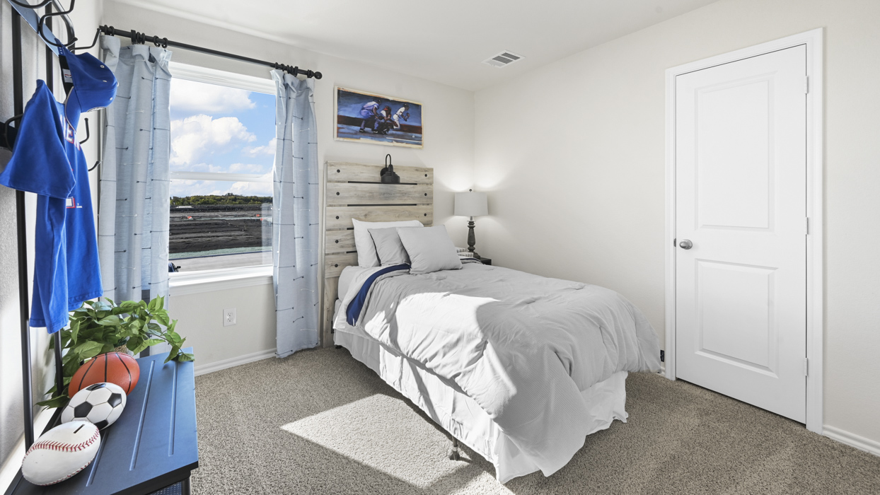 V19C Altaria floorplan elevation B Bedroom Gallery Image - Arbor Trails in Princeton - Collin County TX