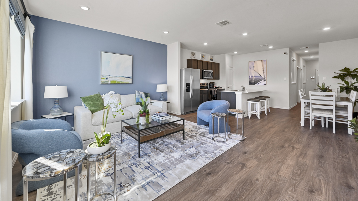 V19C Altaria floorplan elevation B Living Gallery Image - Arbor Trails in Princeton - Collin County TX