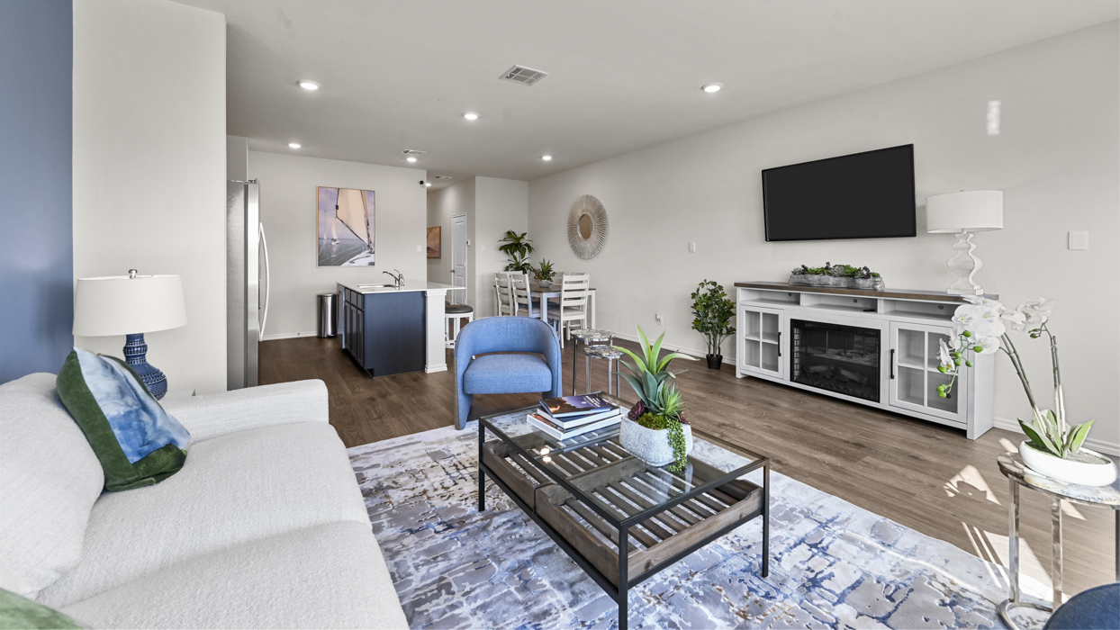 V19C Altaria floorplan elevation B Living Gallery Image - Arbor Trails in Princeton - Collin County TX