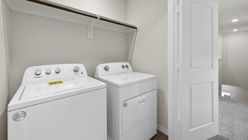 V19C Altaria Floorplan Elevation B Laundry Gallery Image-Arbor Trails in Princeton, TX