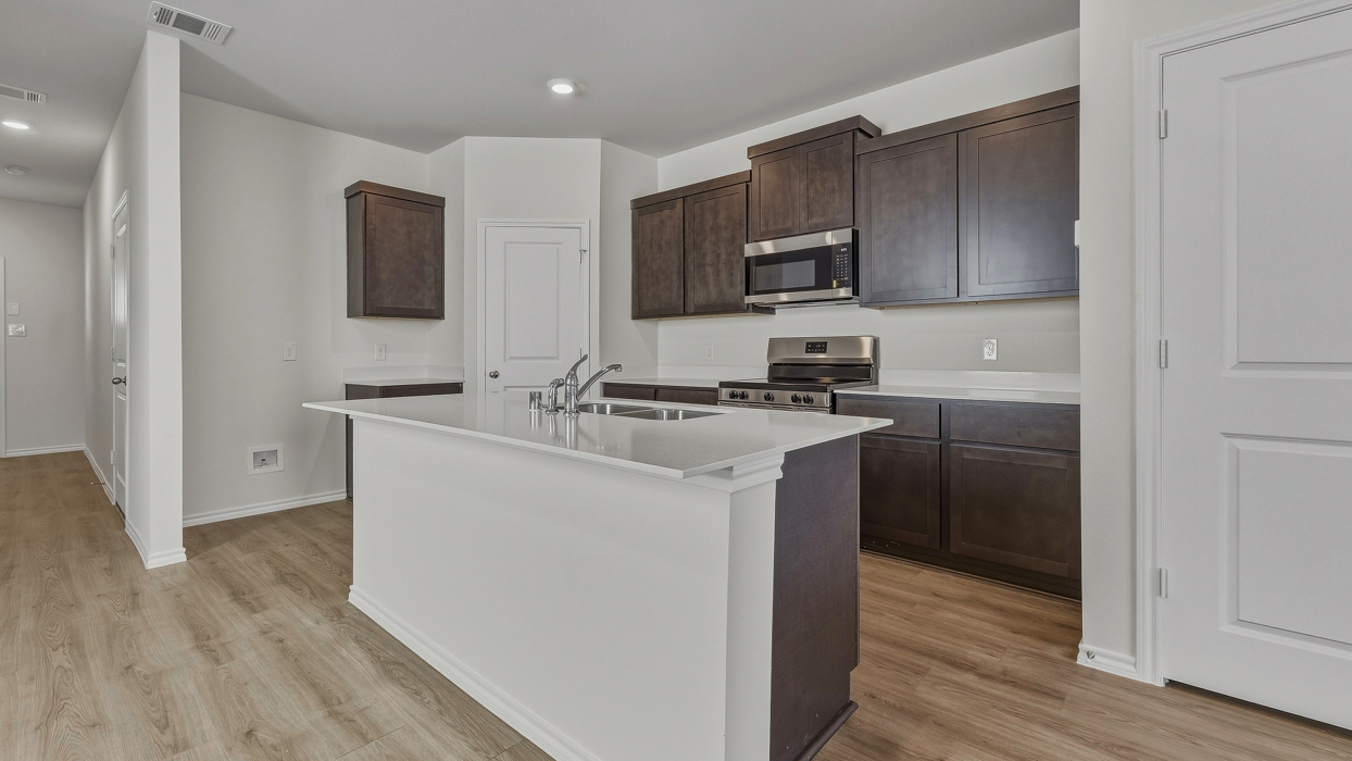Denise Floorplan Elevation B Kitchen Gallery Image - Arbor Trails North in Princeton, TX