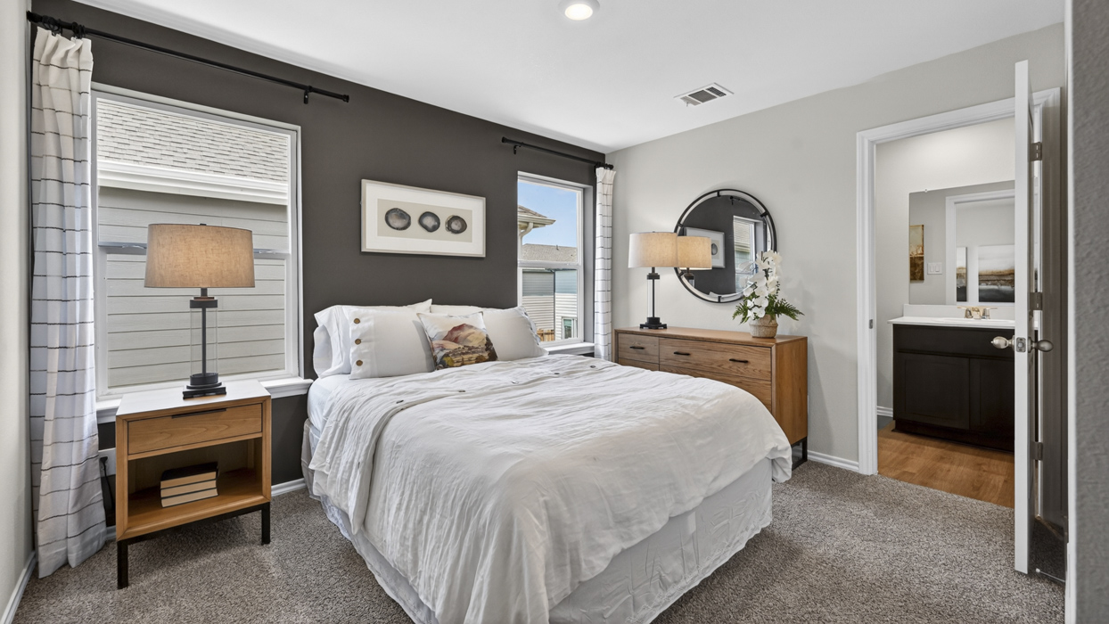 Denise Floorplan Elevation B Bedroom Gallery Image - Arbor Trails North in Princeton, TX