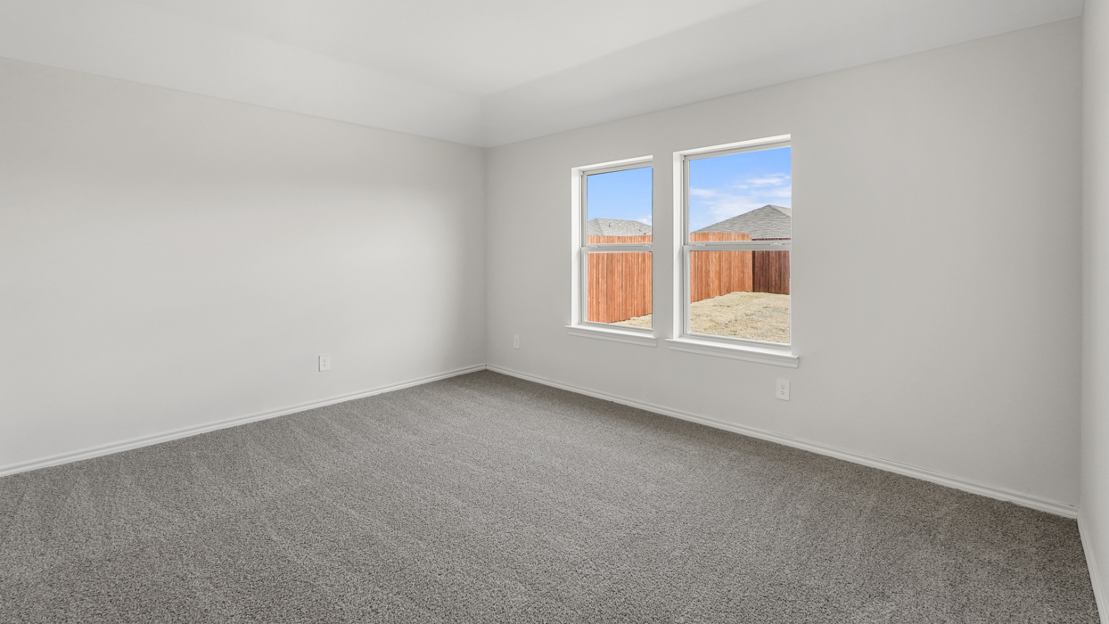 Huntsville Floorplan Elevation B Bedroom Gallery Image - Frontier Pointe in Princeton, TX