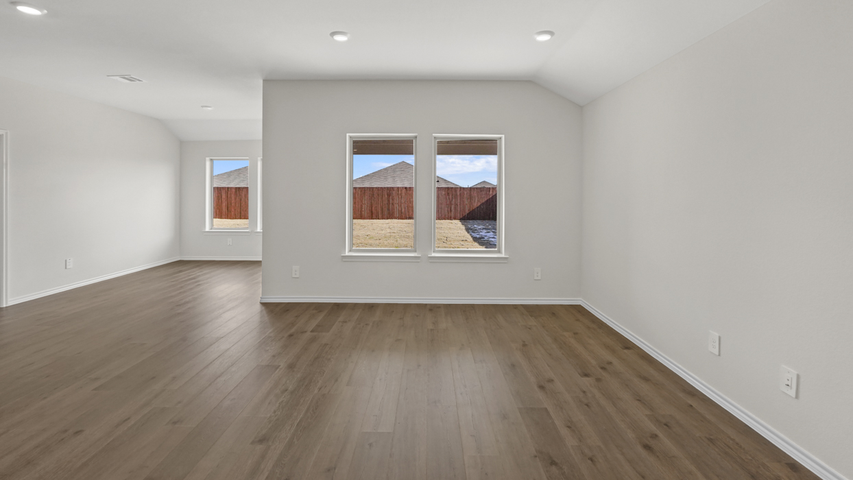 Huntsville Floorplan Elevation B Living Gallery Image - Frontier Pointe in Princeton, TX