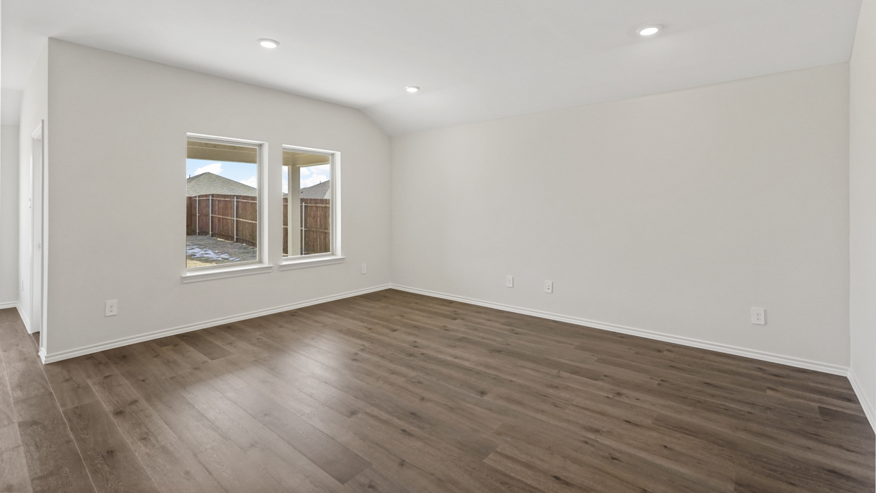 Huntsville Floorplan Elevation B Living Gallery Image - Frontier Pointe in Princeton, TX