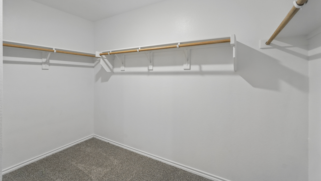 X40I Texas Cali bedroom 1 closet gallery image - Frontier Pointe in Princeton TX