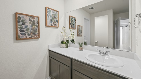 X40I Texas Cali Floorplan Elevation A Bedroom Gallery Image-Frontier Pointe in Collin County, TX