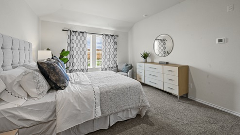 X40I Texas Cali Floorplan Elevation A Bedroom Gallery Image-Frontier Pointe in Collin County, TX