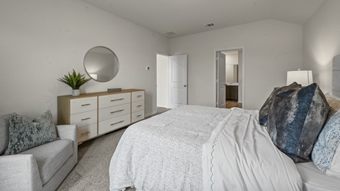 X40I Texas Cali Floorplan Elevation A Bedroom Gallery Image-Frontier Pointe in Collin County, TX