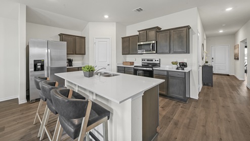 X40I Texas Cali Floorplan Elevation A Kitchen Image-Frontier Pointe in Collin County, TX
