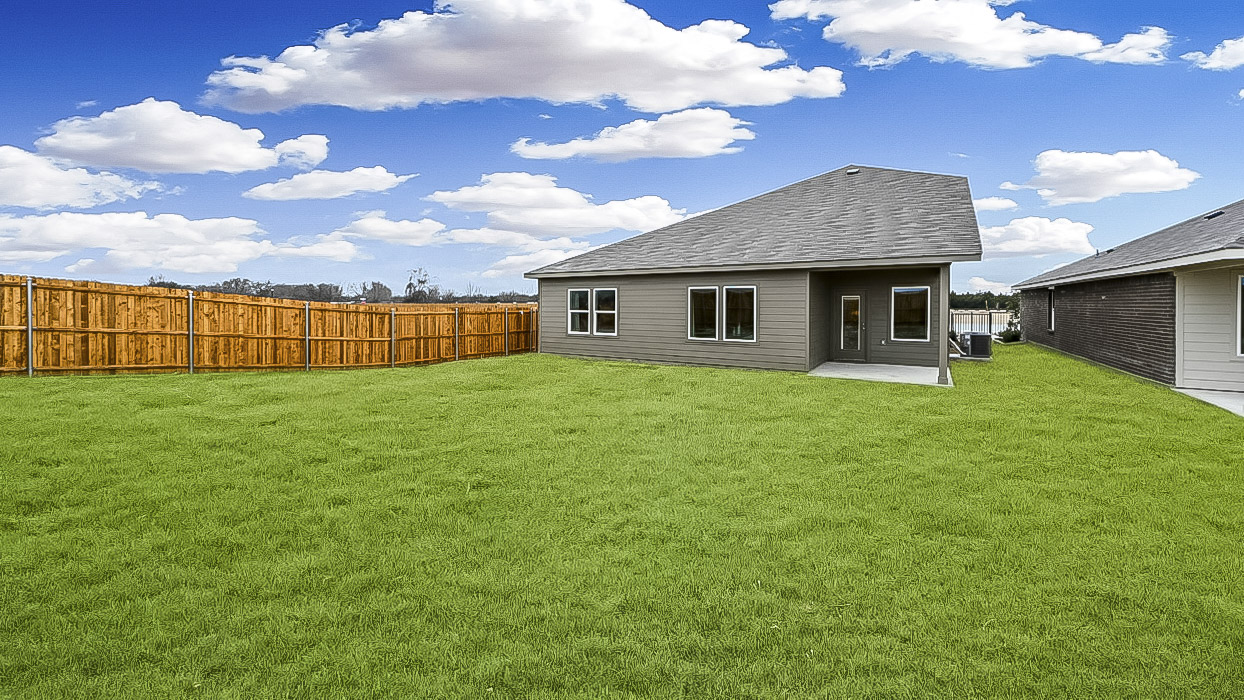 Midland Floorplan Elevation B Backyard Gallery Image - Frontier Pointe in Princeton, TX