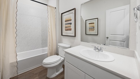 X40M Midland Floorplan Elevation B Bathroom Gallery Image-Frontier Pointe in Collin County, TX